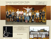 Tablet Screenshot of johnnysguitarlessons.com